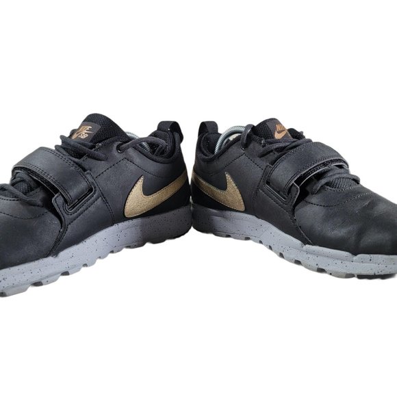 Nike SB Trainerendor L QS Black/Gold Mens 10 - Picture 6 of 9